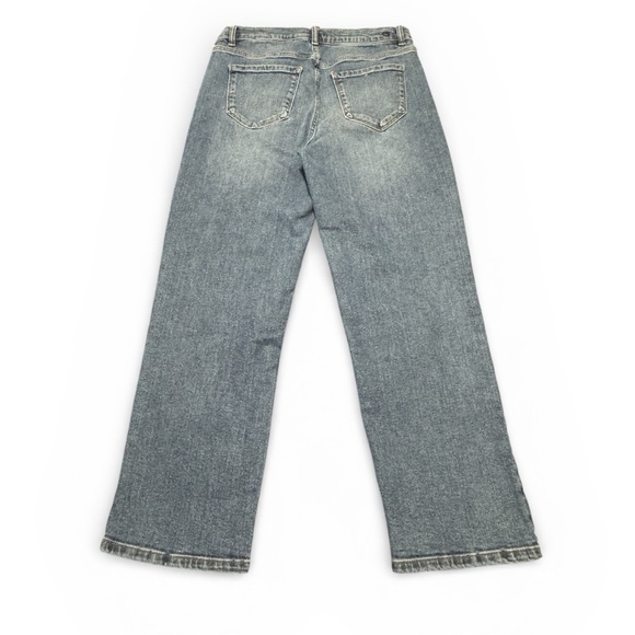 Kenzie Ella High Rise Straight Leg Jeans Size 10 Medium Wash Casual Comfortable - Picture 10 of 12